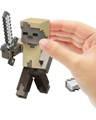 Базова фигура Minecraft - Husk, 8 cm  - 3