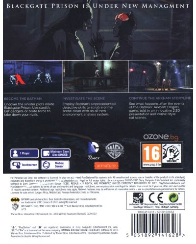 Batman: Arkham Origins - Blackgate (PS Vita) - 3