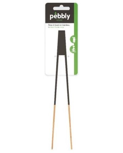 Бамбукова щипка Pebbly - 24 cm, черна - 4