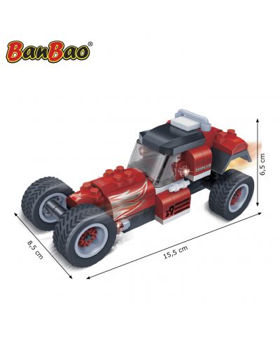 Конструктор BanBao Turbo Power - Автомобил Роудстър - 2