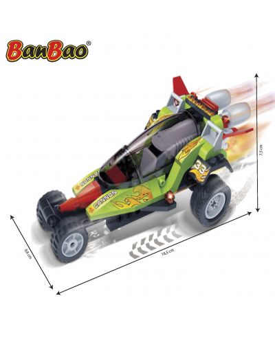 Конструктор BanBao Turbo Power - Автомобил Кенън - 2
