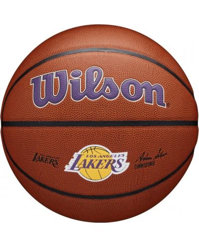 Баскетболна топка Wilson - NBA Team Alliance LA Lakers, размер 7 - 1