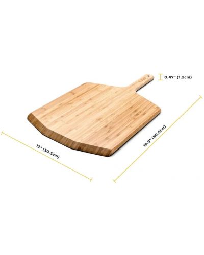 Бамбукова лопата за пица Ooni - UU-P08200, 50.5 x 30.5 х 1.2 cm - 3