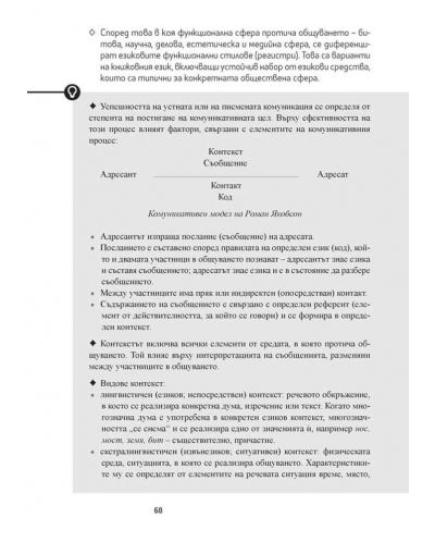 Български език за 11. – 12. клас. Профилирана подготовка. Модул 1: Езикът и обществото. Учебна програма 2023/2024 (Просвета) - 11