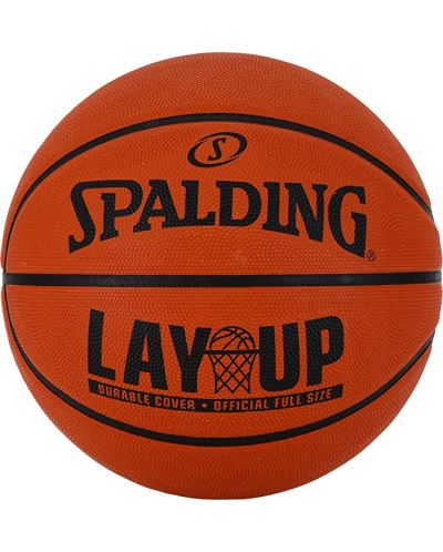 Баскетболна топка SPALDING - LayUp, размер 7, оранжева - 1
