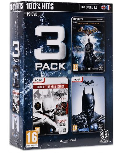 Batman 3 Pack - 100% Hits (PC)