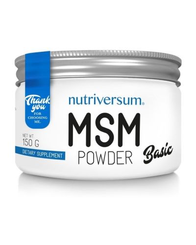 Basic MSM Powder, неовкусен, 150 g, Nutriversum - 1