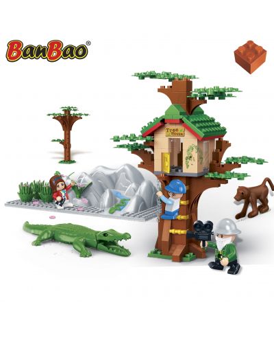 Конструктор BanBao Safari - Къща на дървото - 2