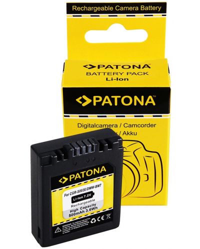 Батерия Patona - заместител на Panasonic CGA-S002, черна - 3