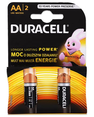 Батерия Duracell Basic - AA, 2 броя - 1