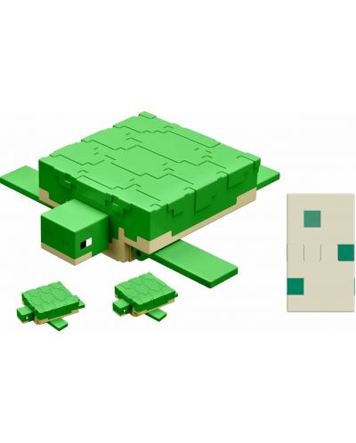 Базова фигура Minecraft - Turtle, 8 cm  - 4