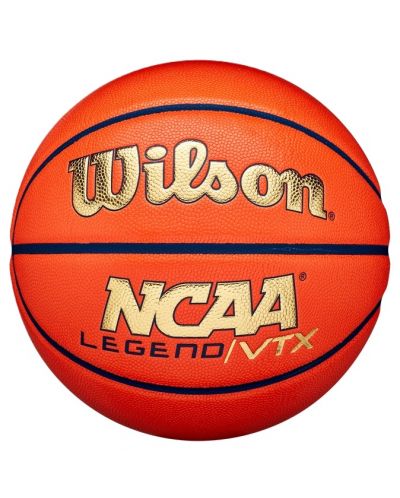Баскетболна топка Wilson - NCAA Legend VTX, размер 7, оранжева - 1