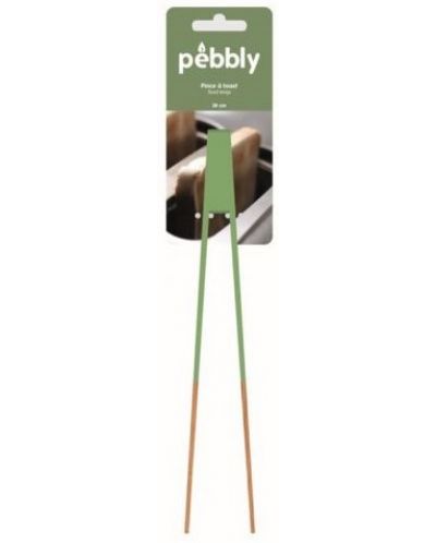 Бамбукова щипка Pebbly - 24 cm, зелена - 1