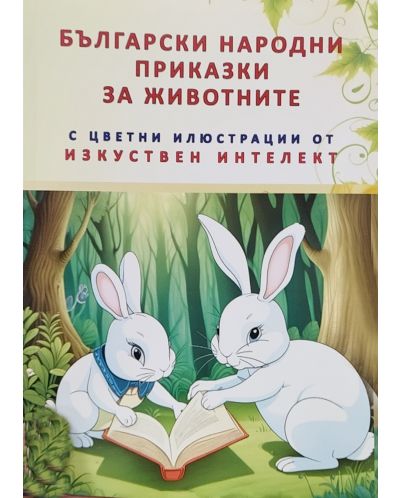 Български народни приказки за животните с цветни илюстрации от изкуствен интелект - 1