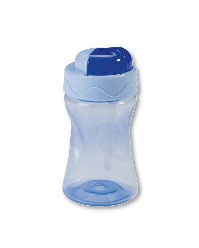 Baby Nova Чаша със сламка PP 300 мл. Синя