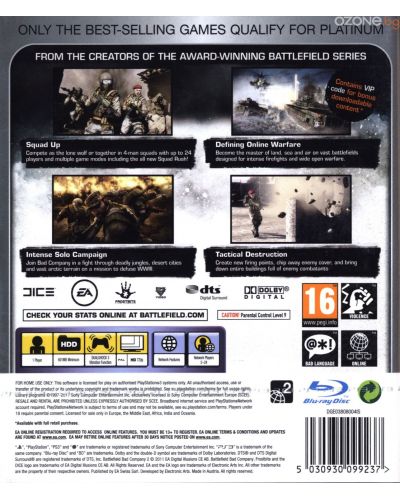 Battlefield: Bad Company 2 - Platinum (PS3) - 3