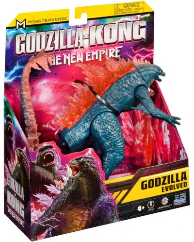 Базова фигура MonsterVerse Godzilla x Kong - Еволюирала Годзила, 15 cm - 2