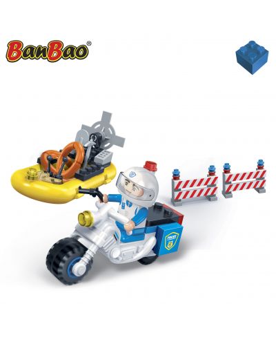 Конструктор BanBao - Полицейски мотор и лодка - 3