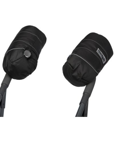 Универсални ръкавици за количка с вълна ДоРечи - Черни - 3