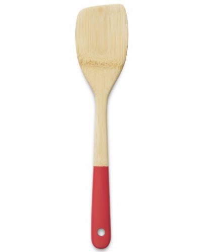 Бамбукова шпатула Pebbly - 30 cm, червена - 1