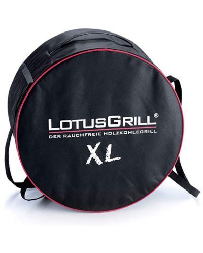 Преносимо барбекю LotusGrill XL - 43.5 х 24.1 cm, с чанта, червено - 4