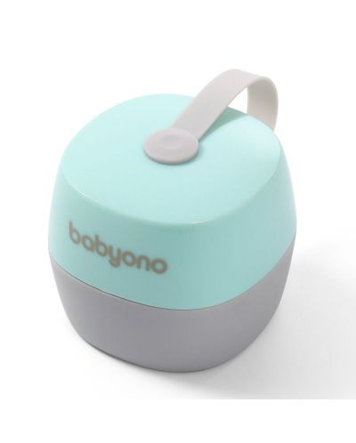 Кутия за залъгалка Babyono - Natural Nursing, mint new - 1