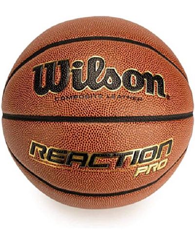 Баскетболна топка Wilson - Reaction Pro 295, размер 7, кафява - 1