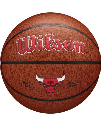 Баскетболна топка Wilson - NBA Team Alliance Chicago Bulls, размер 7 - 1