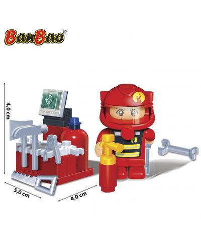 Конструктор BanBao - Пожарникар - 2