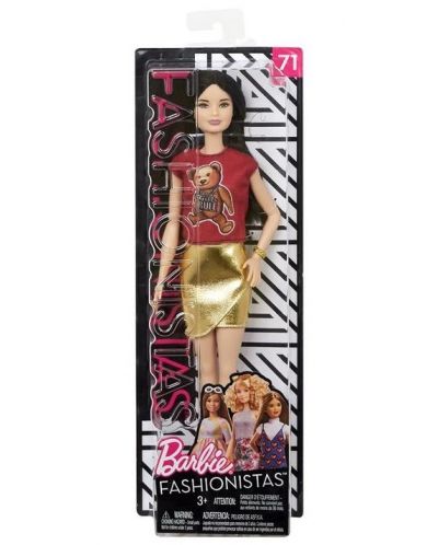 Кукла Mattel Barbie Fashionista - Teddy Bear Flair, #71 - 1