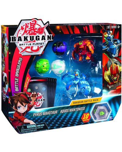 Игрален комплект Bakugan Battle Planet - Боен пакет с 5 топчета, асортимент - 3