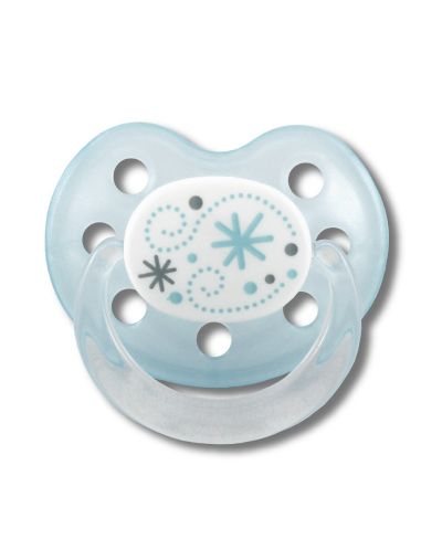 Бебешка силиконова залъгалка Baby Nova - Снежинка - 1