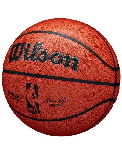 Баскетболна топка Wilson - NBA Authentic Indoor/Outdoor, размер 7 - 3