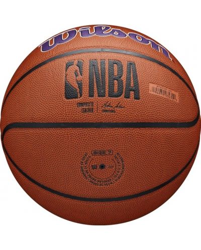 Баскетболна топка Wilson - NBA Team Alliance LA Lakers, размер 7 - 6