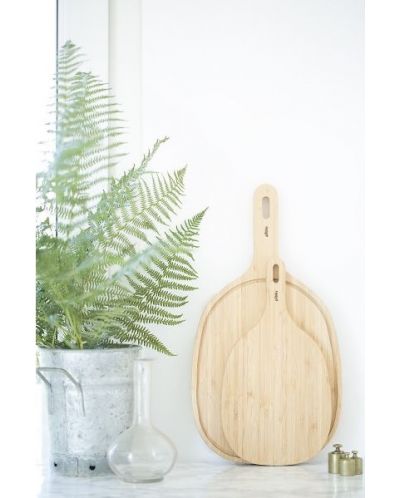 Бамбукова дъска за рязане с дръжка Pebbly - 47.5 х 25.5 cm - 2