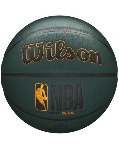Баскетболна топка Wilson - NBA Forge Plus, размер 7, зелена - 1
