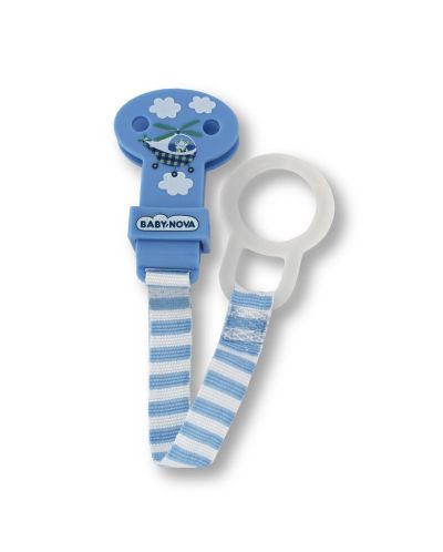 Baby Nova Лента за залъгалка Синя, асортимент