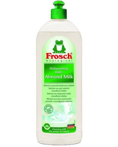 Балсам за миене на съдове Frosch - Бадем, 750 ml - 1