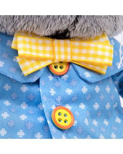 Плюшена играчка Budi Basa - Коте Басик бебе с тениска и шорти, 20 cm - 5