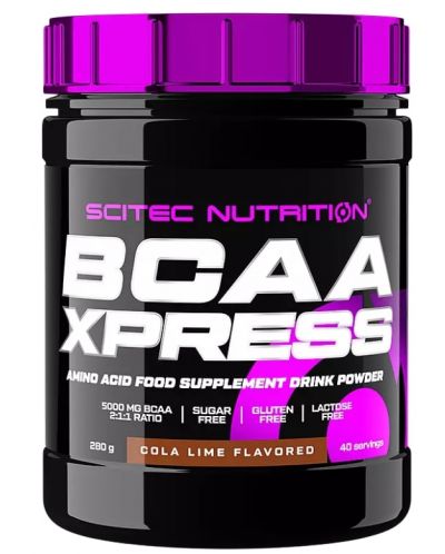 BCAA Xpress, червен портокал, 280 g, Scitec Nutrition - 1