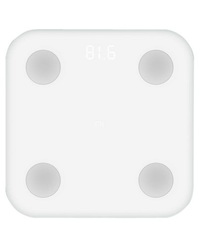 Смарт кантар Xiaomi - Mi Body Composition Scale 2, 150 kg, бял - 1
