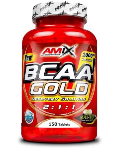 BCAA Gold, 150 таблетки, Amix - 1