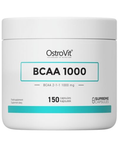 BCAA 1000, 150 капсули, OstroVit - 1