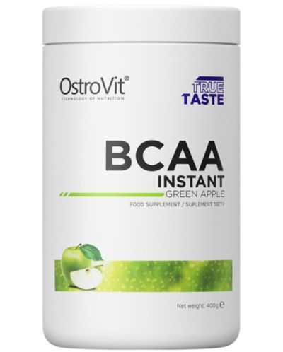 BCAA Instant, зелена ябълка, 400 g, OstroVit - 1