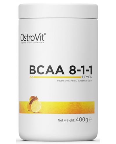 BCAA 8:1:1, лимон, 400 g, OstroVit - 1