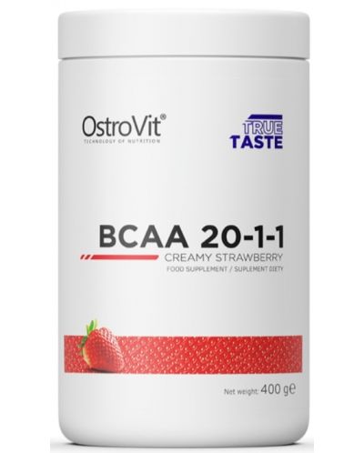 BCAA 20:1:1, ягода, 400 g, OstroVit - 1