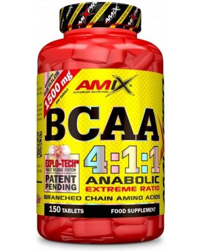 BCAA 4:1:1, 150 таблетки, Amix - 1