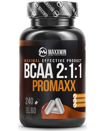 BCAA 2:1:1 ProMaxx, 240 капсули, Maxxwin - 1