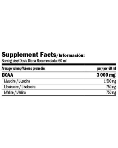 BCAA 3000 Shot Box, кола, 20 шота x 60 ml, Amix - 2