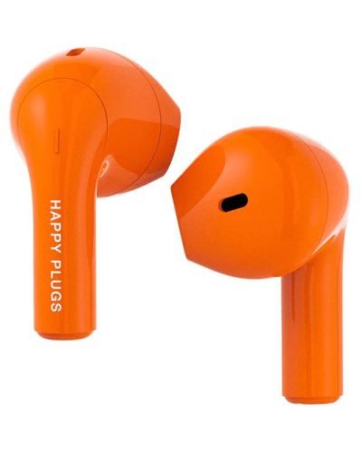 Безжични слушалки Happy Plugs - Joy, TWS, оранжеви - 5